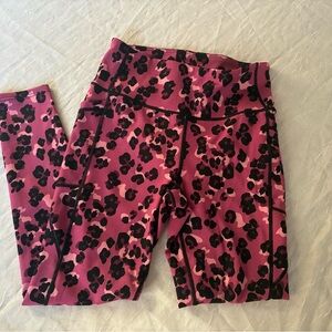 BSA Pink Leopard Leggings Medium